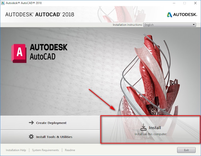 Hướng dẫn cài đặt AutoCad 2018 bước 2