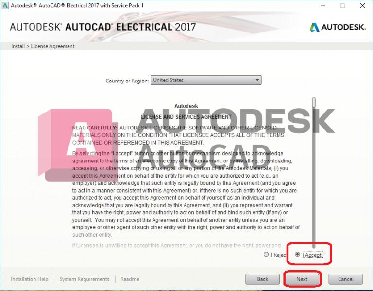 cài đặt AutoCAD Electrical 3