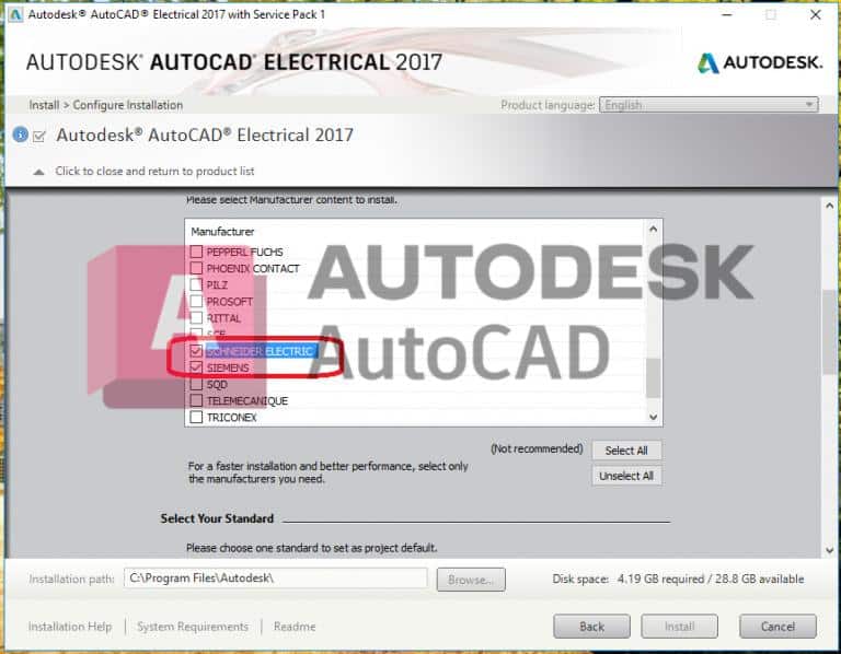 cài đặt AutoCAD Electrical 6