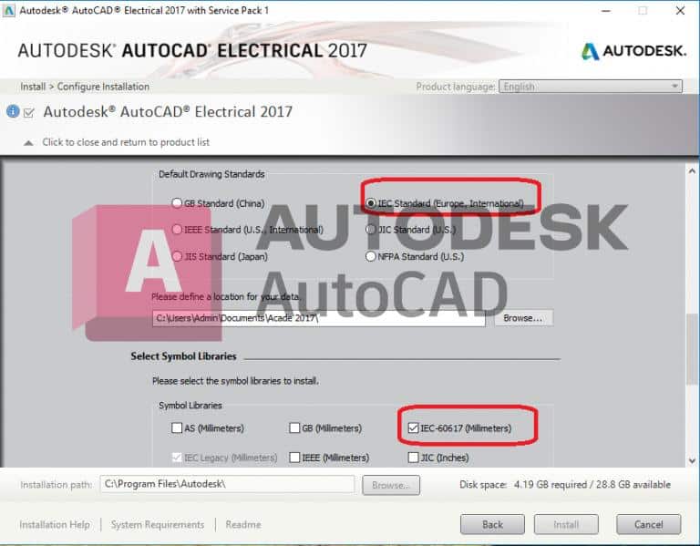 cài đặt AutoCAD Electrical 7