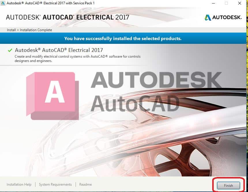 cài đặt AutoCAD Electrical 9