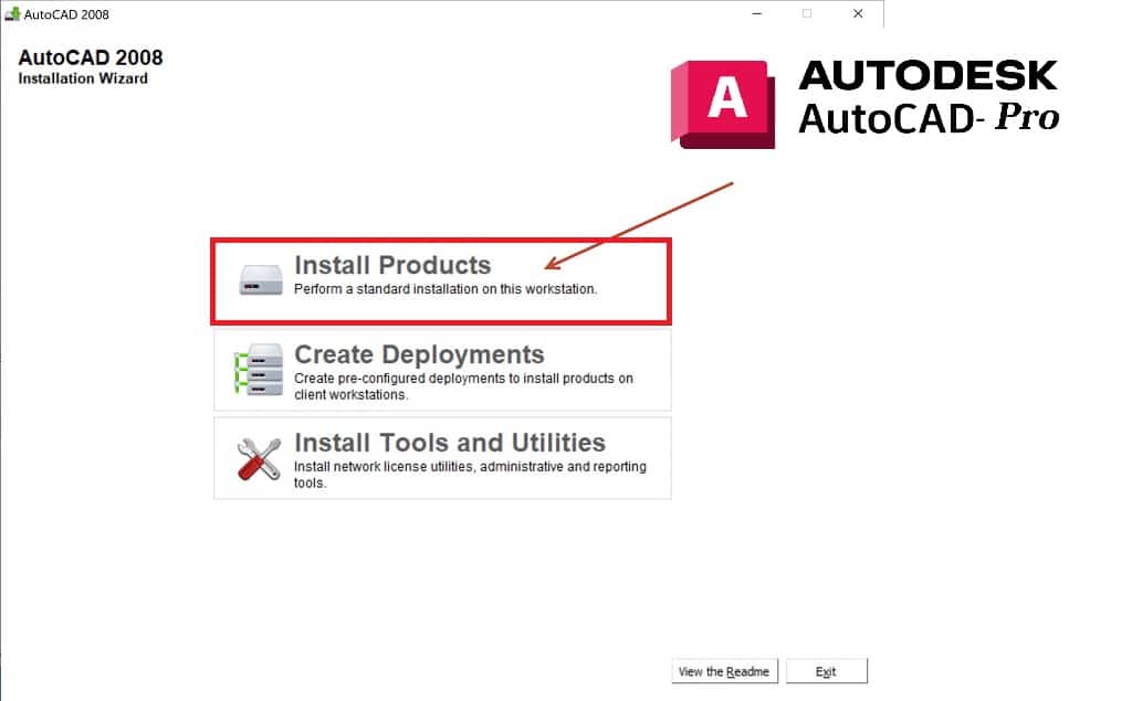 Cài đặt phần mềm AutoCAD 2008 -1