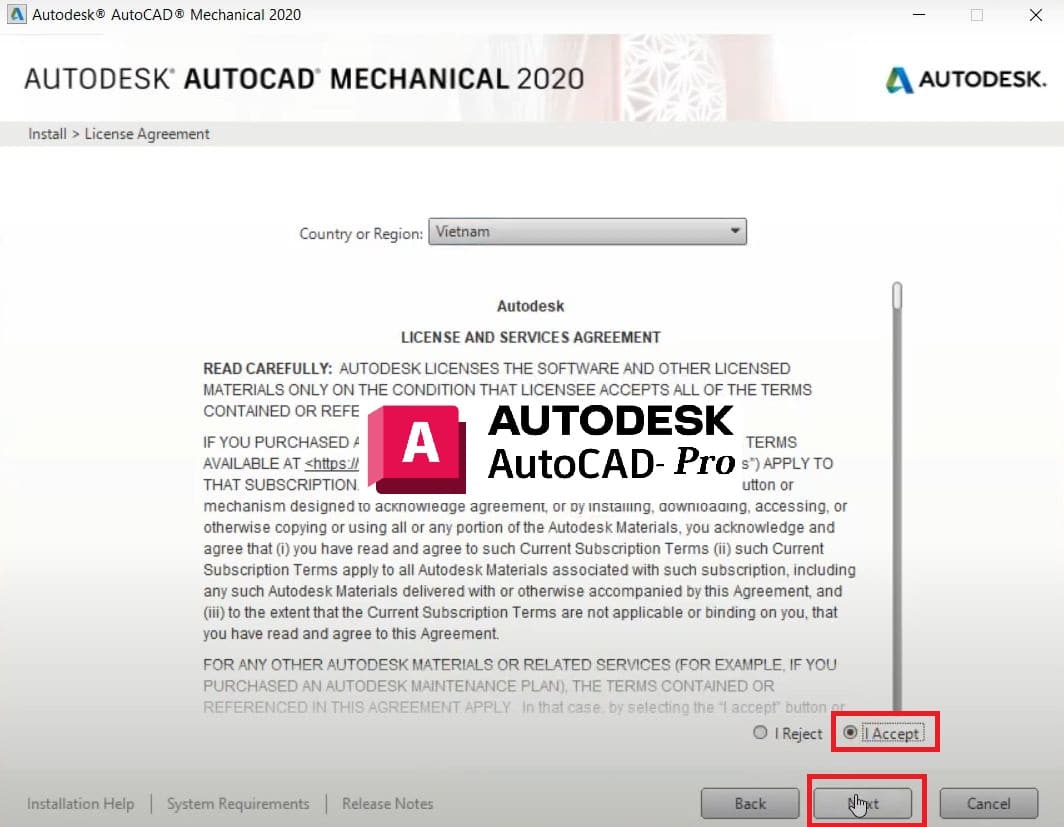 Cài đặt AutoCAD Mechanical 2020 -3