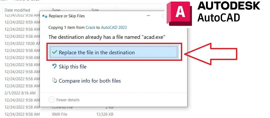 Cài đặt Crack AutoCAD 2023 4