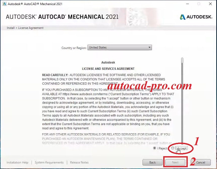 Cài đặt AutoCAD Mechanical 2021 -5