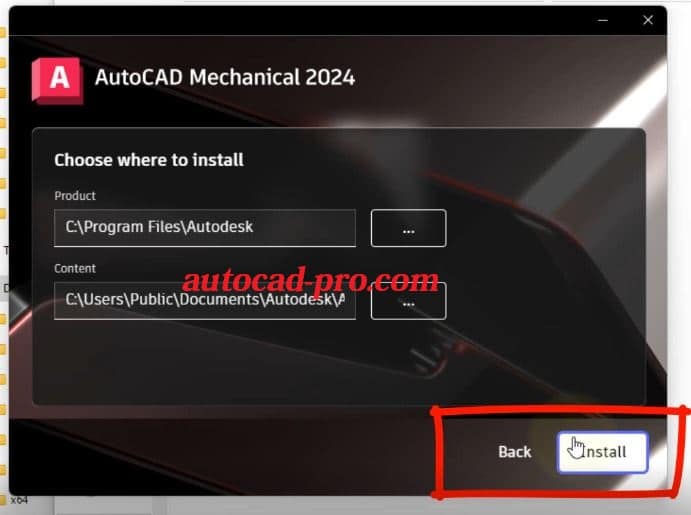 Hướng dẫn cài đặt AutoCAD Mechanical 2024 -5