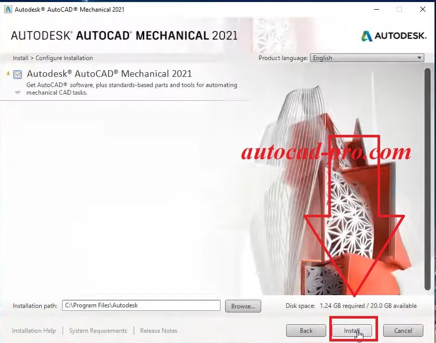 Cài đặt AutoCAD Mechanical 2021 -6