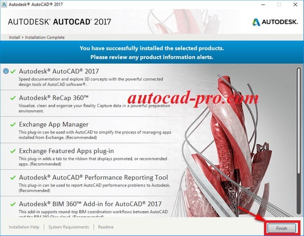 Cài đặt AutoCAD 2017 bước 5