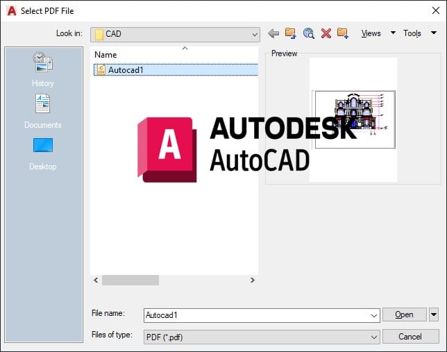 Cách Chuyển File PDF Sang AutoCAD Chi Tiết Từng Bước