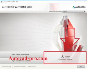 Cài đặt Autocad 2021