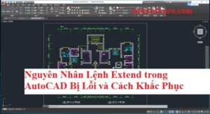 Nguyên Nhân Lệnh Extend trong AutoCAD Bị Lỗi và Cách Khắc Phục